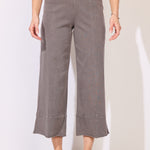 Knit Denim Crop Jean - Volcano