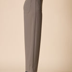 Luxe Ponte Flood Pant - Umber