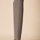 Luxe Ponte Flood Pant - Umber