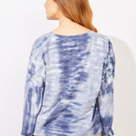 River Modal Spandex Sunset Pullover - Navy