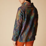 Sunset Fleece Swing Coat - Multi