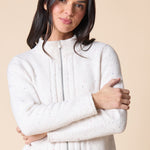 Harvest Tweed Birchwood Cardi - Winter White
