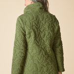 Cascade Quilt Shaped Coat - Fern