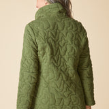 Cascade Quilt Shaped Coat - Fern