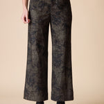 Luxe Cord Patch Pocket Ankle Pant - Umber