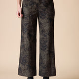 Luxe Cord Patch Pocket Ankle Pant - Umber
