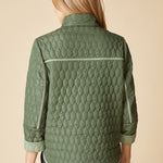 Double Faced Quilts Urban Jacket - Fern