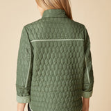 Double Faced Quilts Urban Jacket - Fern