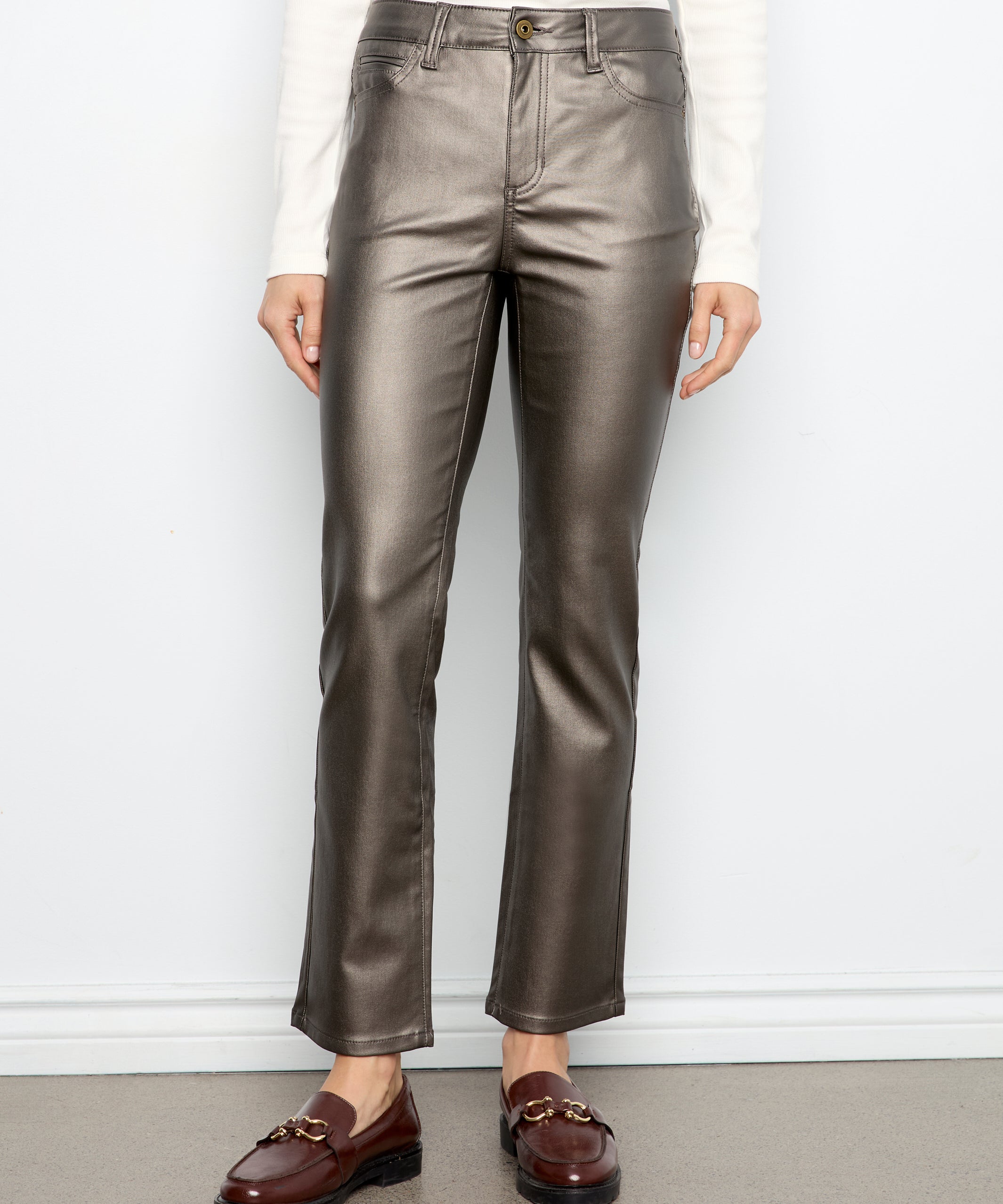 Slim Leg Metallic