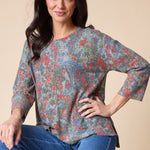 Super Soft Fleece Boxy Crew - Fern