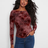 Long Sleeve Merlot