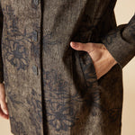 Luxe Cord Paris Car Coat - Umber