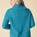 Harvest Tweed Aspen Pullover - Teal