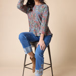 Super Soft Fleece Boxy Crew - Fern