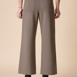 Luxe Ponte Flood Pant - Umber