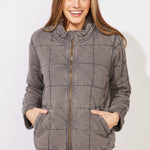 Washed Quilt Hillside Jacket - Volcano