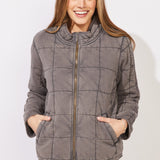 Washed Quilt Hillside Jacket - Volcano