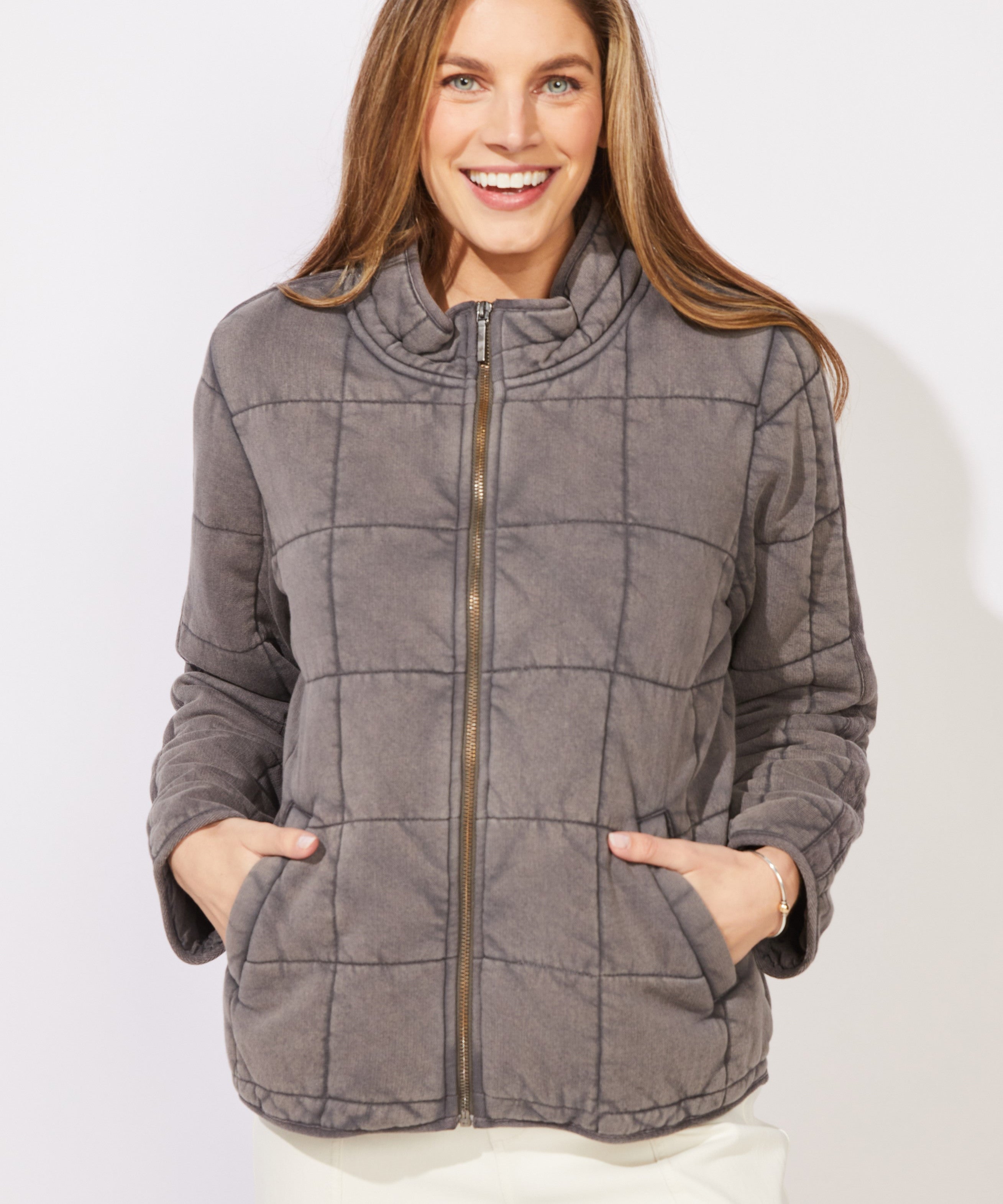 Washed Quilt Hillside Jacket - Volcano
