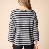 Between the Lines Stay in Line Sweater - Winter White