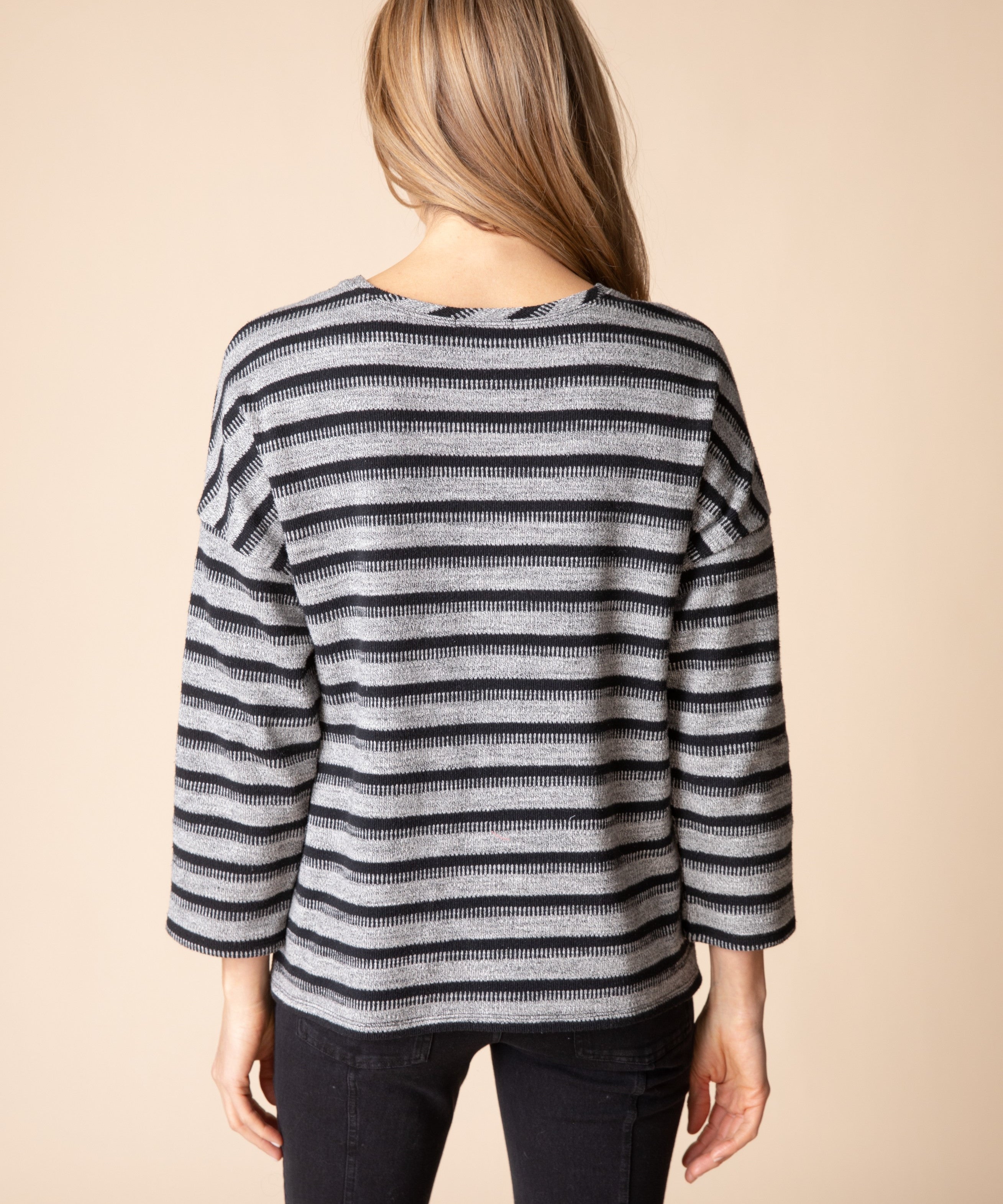 Between the Lines Stay in Line Sweater - Winter White