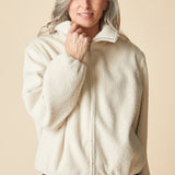 Faux Fur Cocoon Jacket