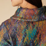 Sunset Fleece Swing Coat - Multi
