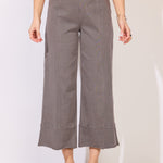 Knit Denim Crop Jean - Volcano