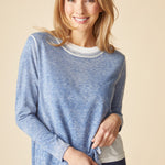 Layered Looks Sweater - Tide