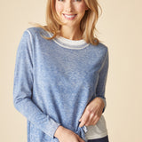 Layered Looks Sweater - Tide