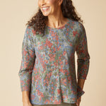 Super Soft Fleece Boxy Crew - Fern