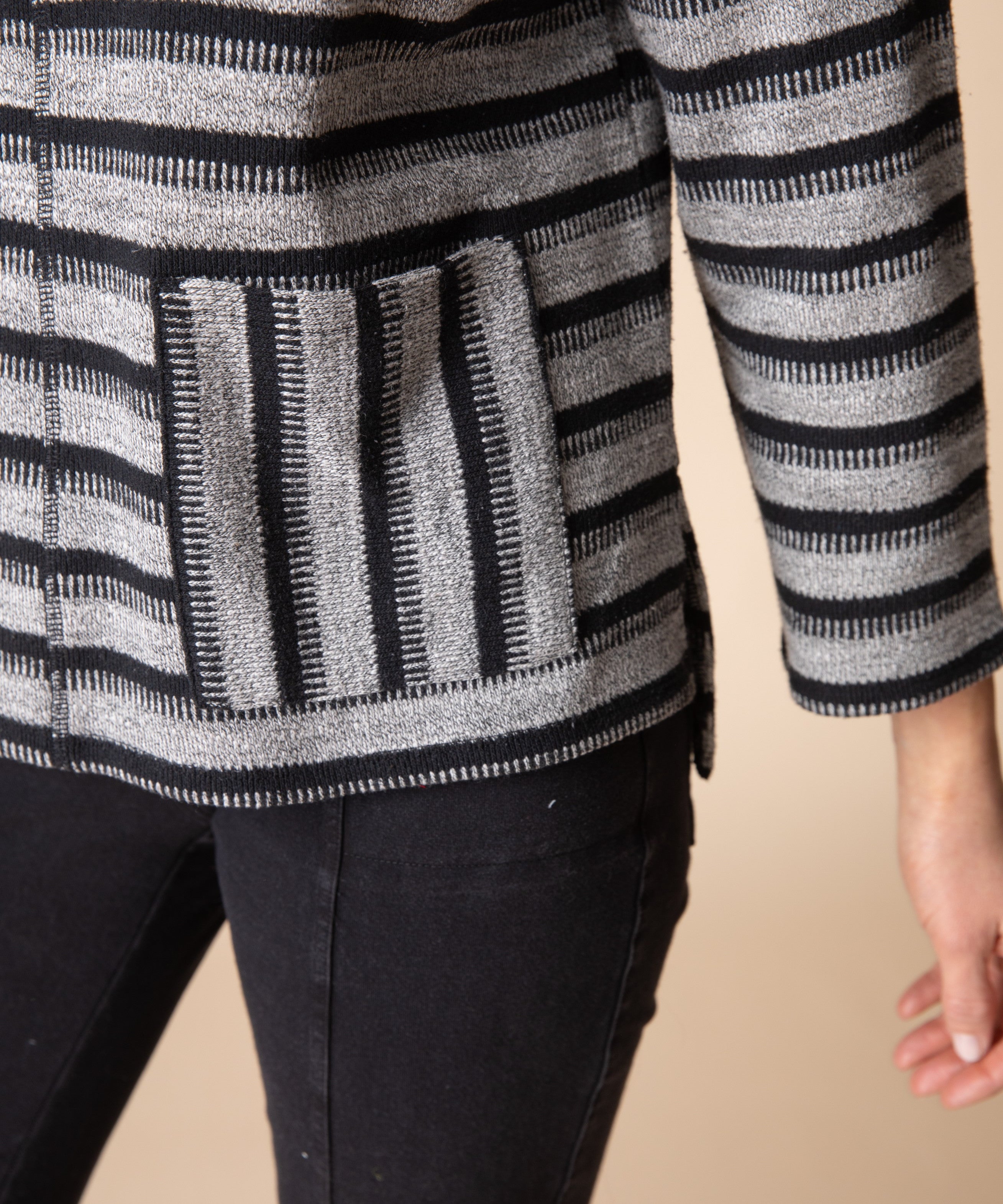 Between the Lines Stay in Line Sweater - Winter White