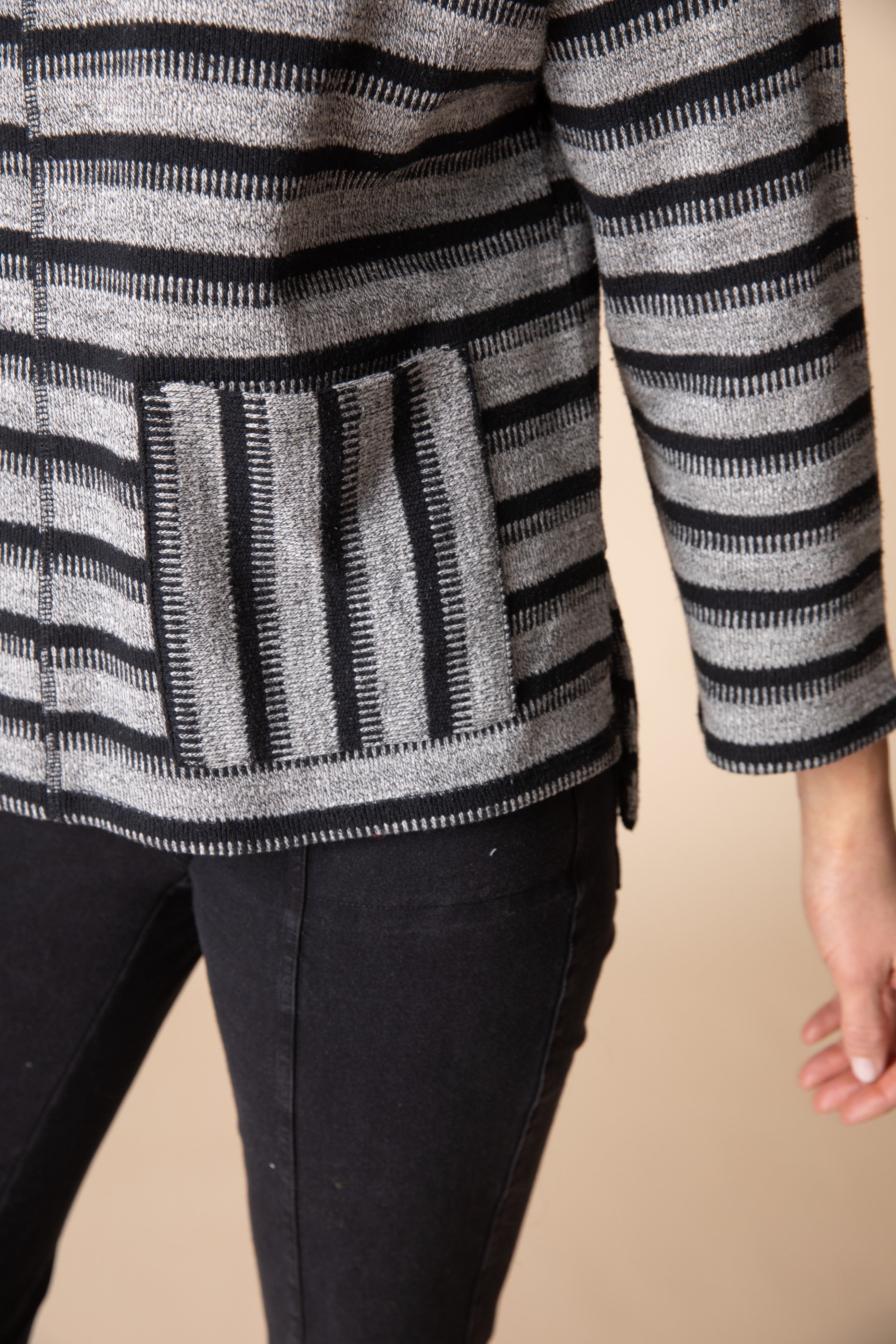 Between the Lines Stay in Line Sweater - Winter White