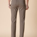 Luxe Ponte Seamed Pocket Pant - Umber