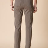 Luxe Ponte Seamed Pocket Pant - Umber