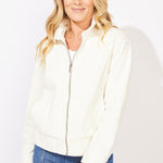 Knit Denim Boundless Jacket - Pearl