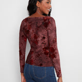 Long Sleeve Merlot