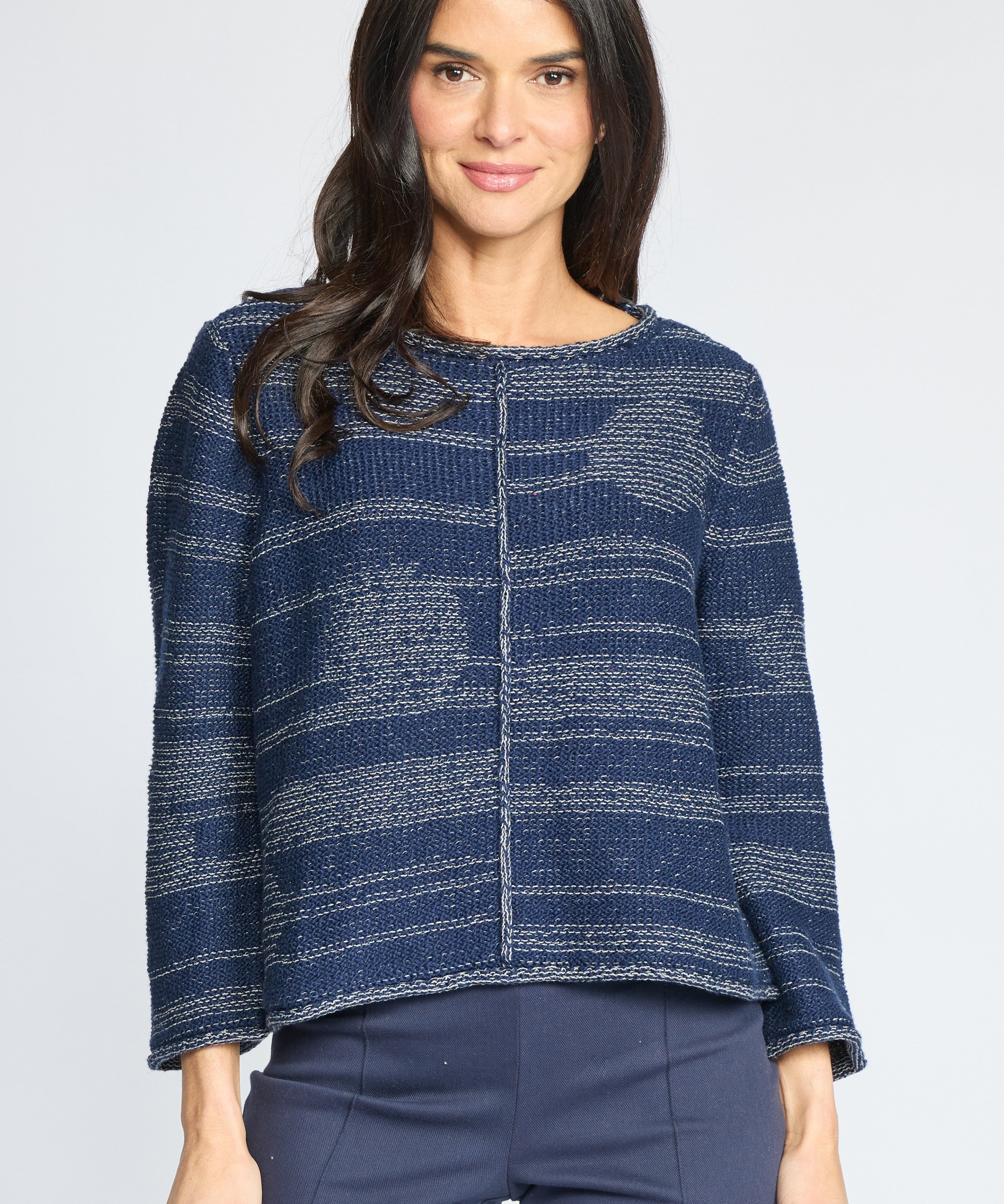 Connect the Dots Pullover - Navy