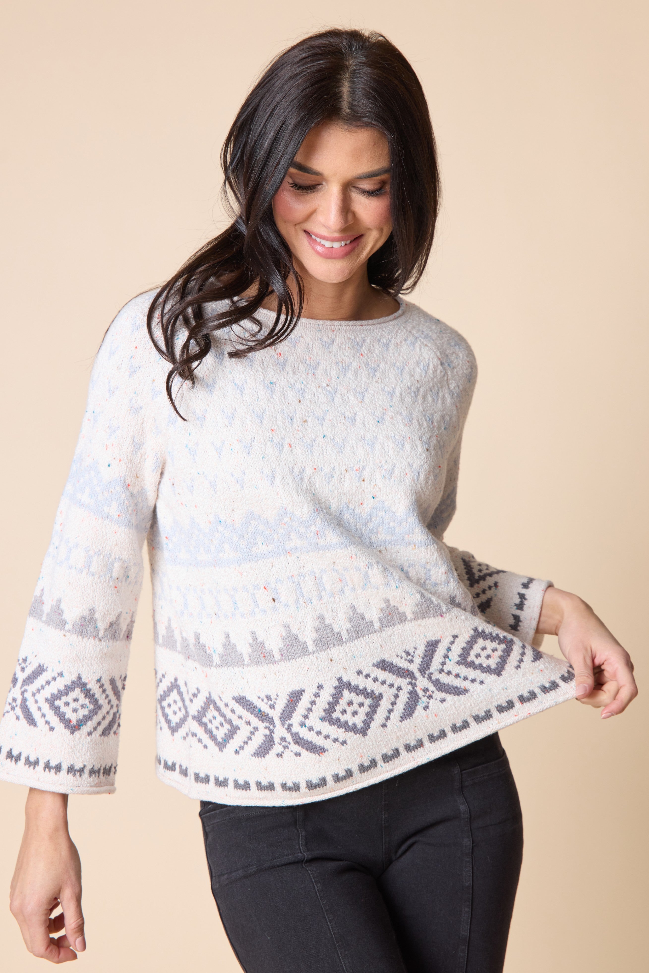Snow Day Alpine Sweater - Winter White