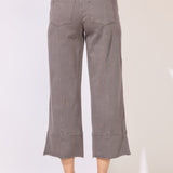 Knit Denim Crop Jean - Volcano