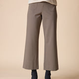 Luxe Ponte Flood Pant - Umber