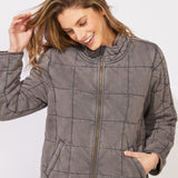 Washed Quilt Hillside Jacket - Volcano