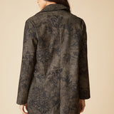 Luxe Cord Paris Car Coat - Umber