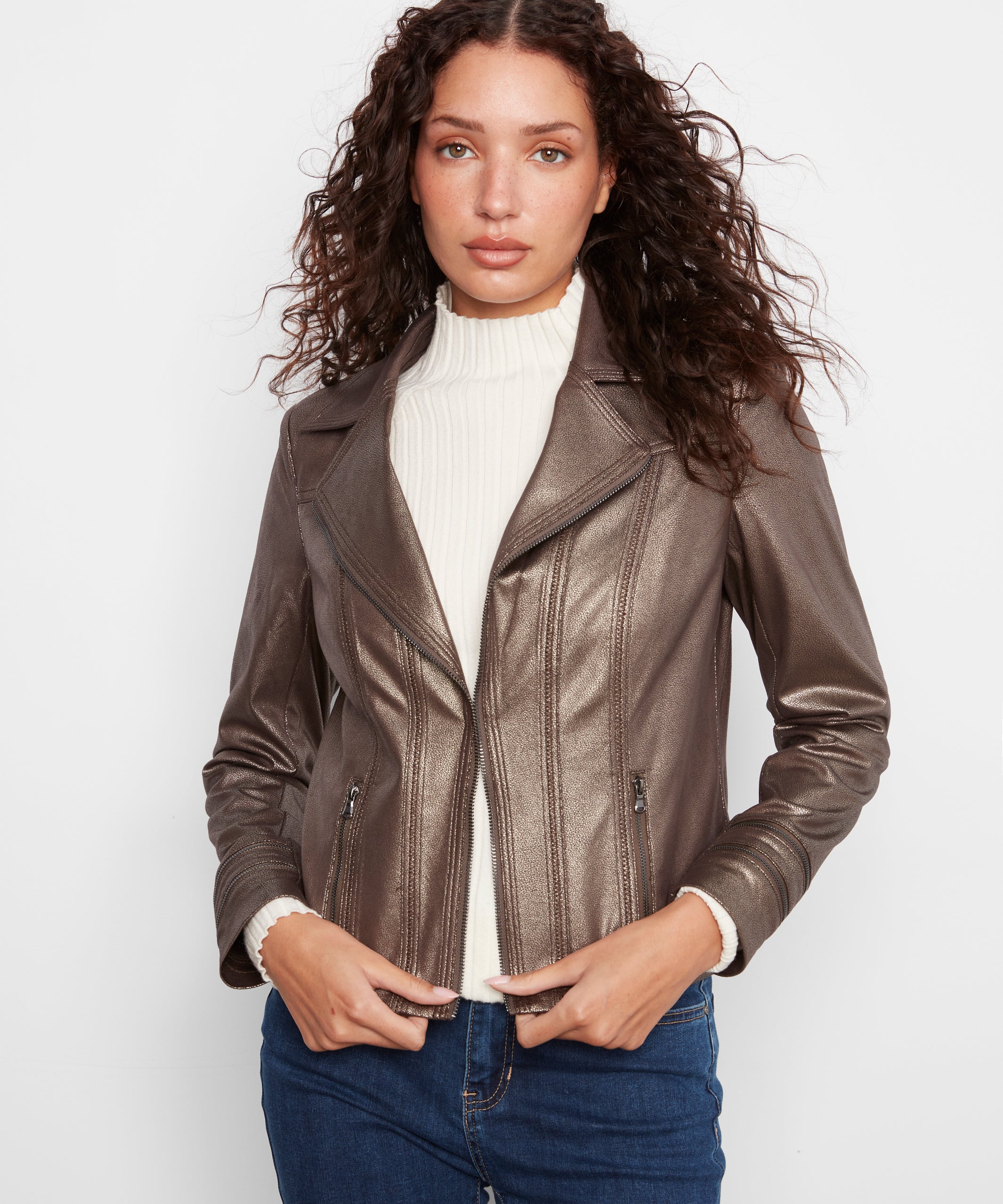Foil Vintage Faux Leather Hunter