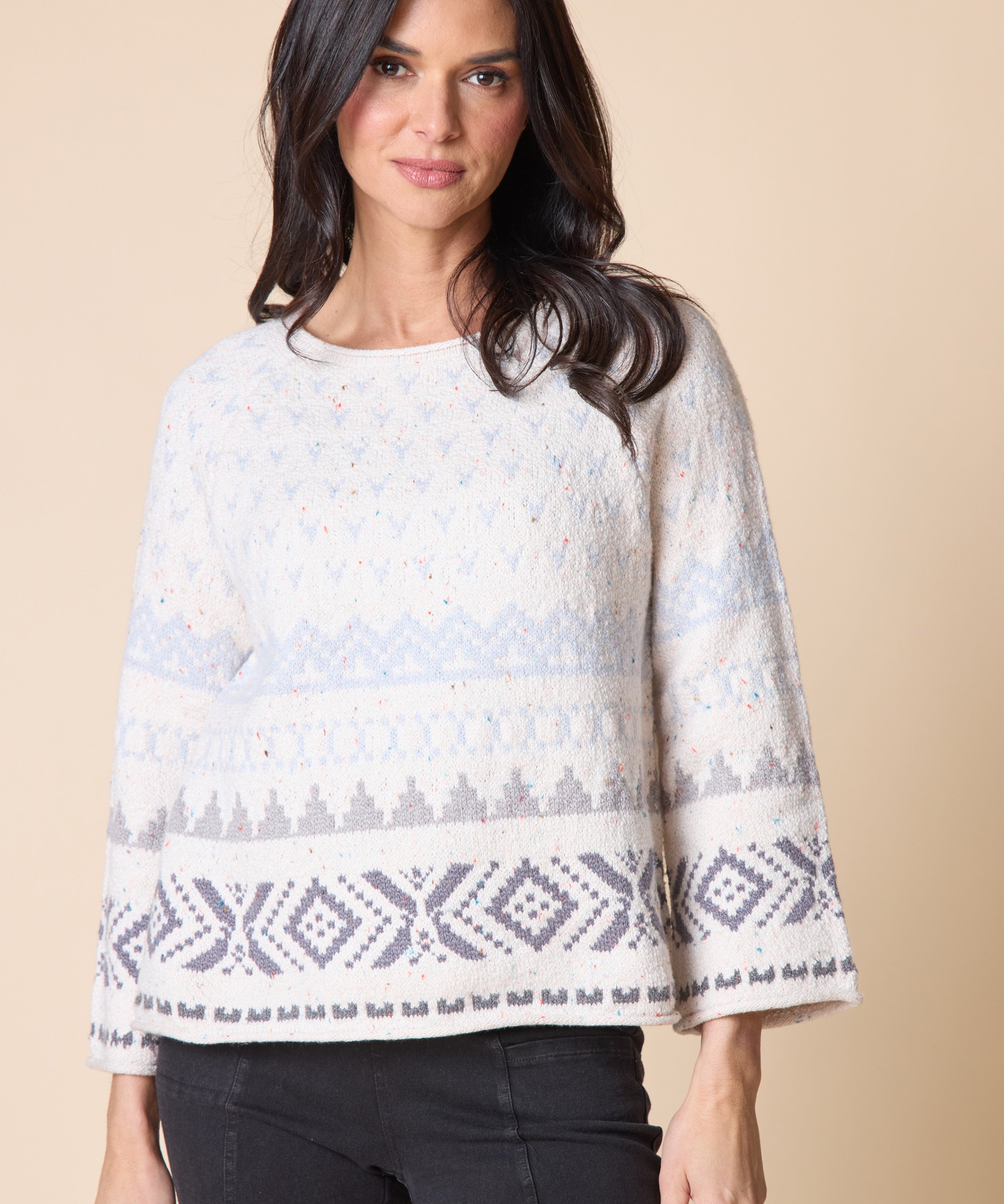 Snow Day Alpine Sweater - Winter White