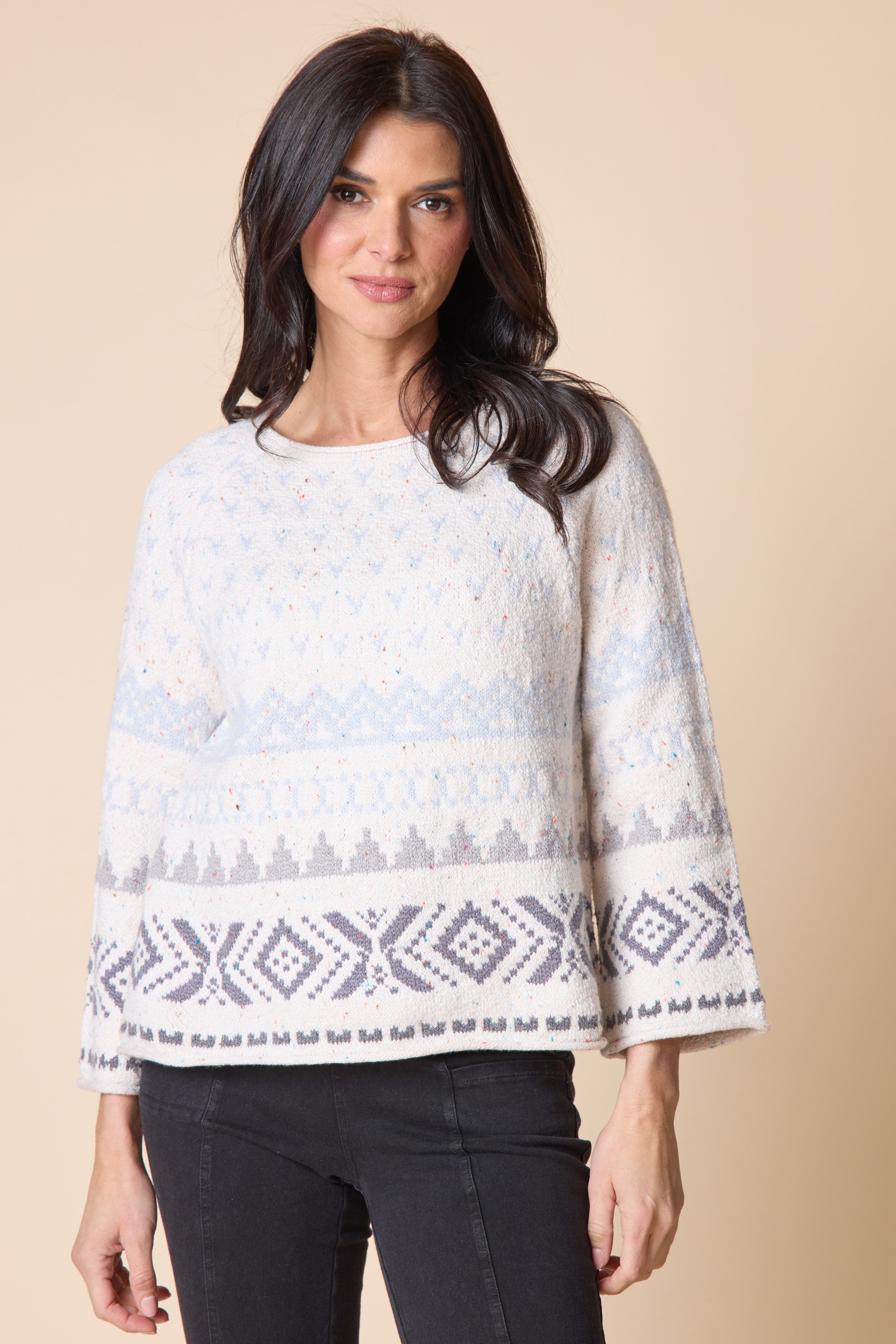 Snow Day Alpine Sweater - Winter White