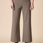 Luxe Ponte Flood Pant - Umber