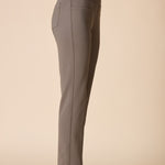Luxe Ponte Seamed Pocket Pant - Umber