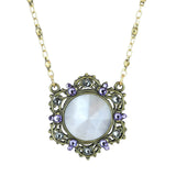 Filigree Fairytale Magic Mirror Crystal Necklace - Anne Koplik Designs, Inc. - 93372456 - Sugar River Shoppe - 