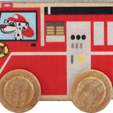Fire Truck Train Car - Maple Landmark - 679952102249 - Sugar River Shoppe - 