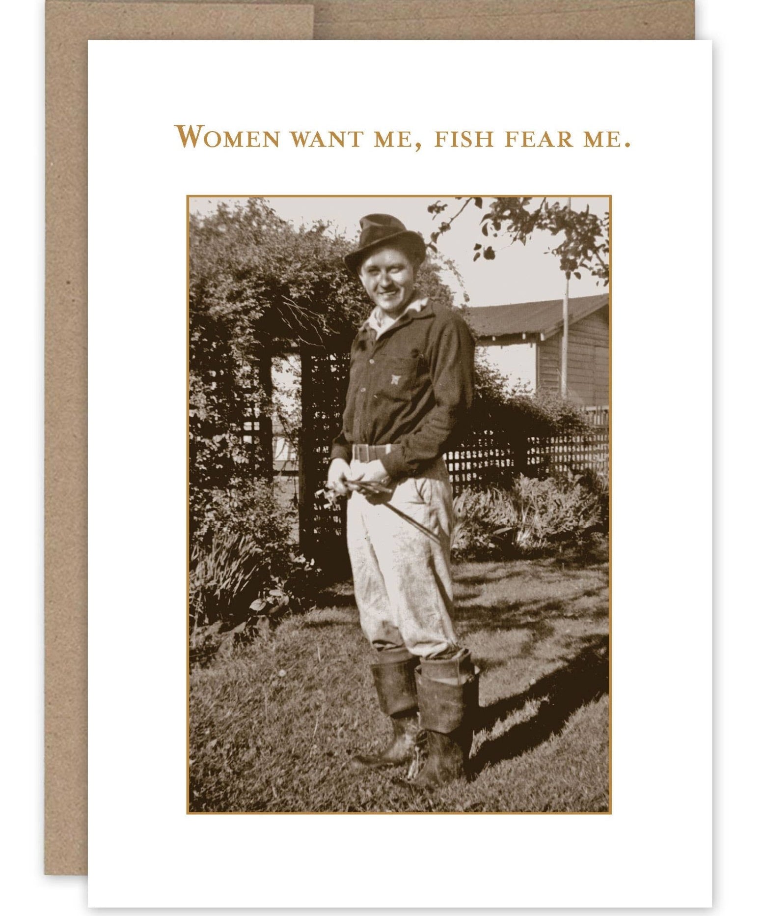 Fish Fear Me Birthday Card - Shannon Martin Design - 810098921008 - Sugar River Shoppe - 